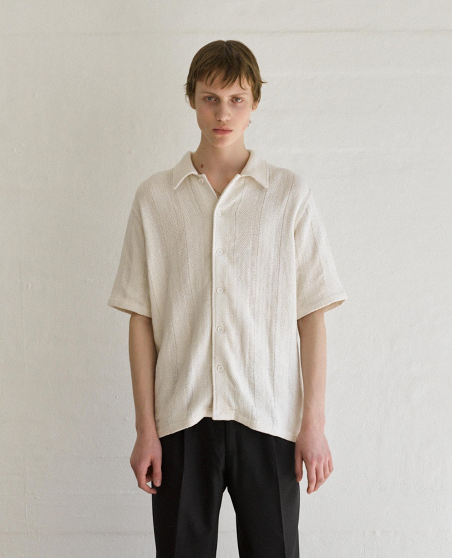 SPACEY SS SHIRT . OFF WHITE